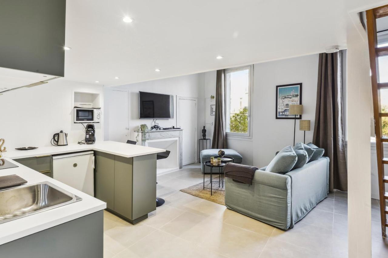 Charmant Logement Au Coeur Du Cours Julien Marseille Exteriér fotografie